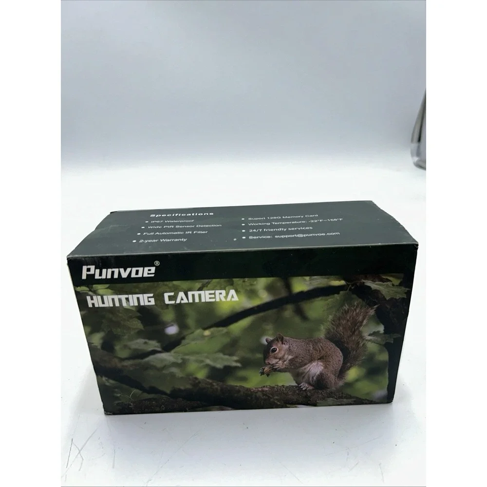 Punvoe PVHC330 Hunting Trail Camera Home Security Etc Open Box